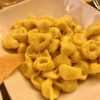 Tortellini zabaione parmigiano